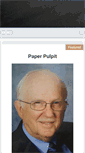 Mobile Screenshot of paperpulpitfortworth.com